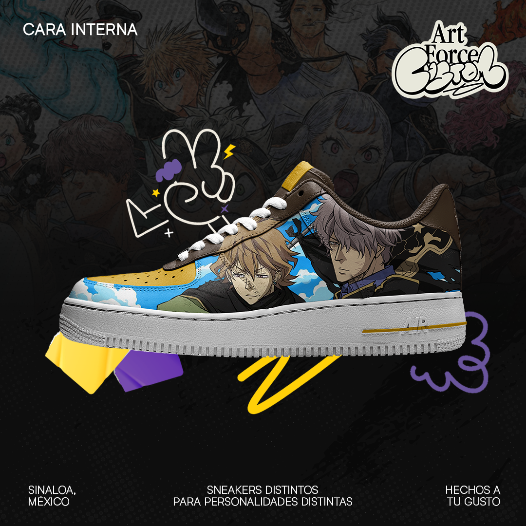 Air Force 1 x Black Bulls - Black Clover