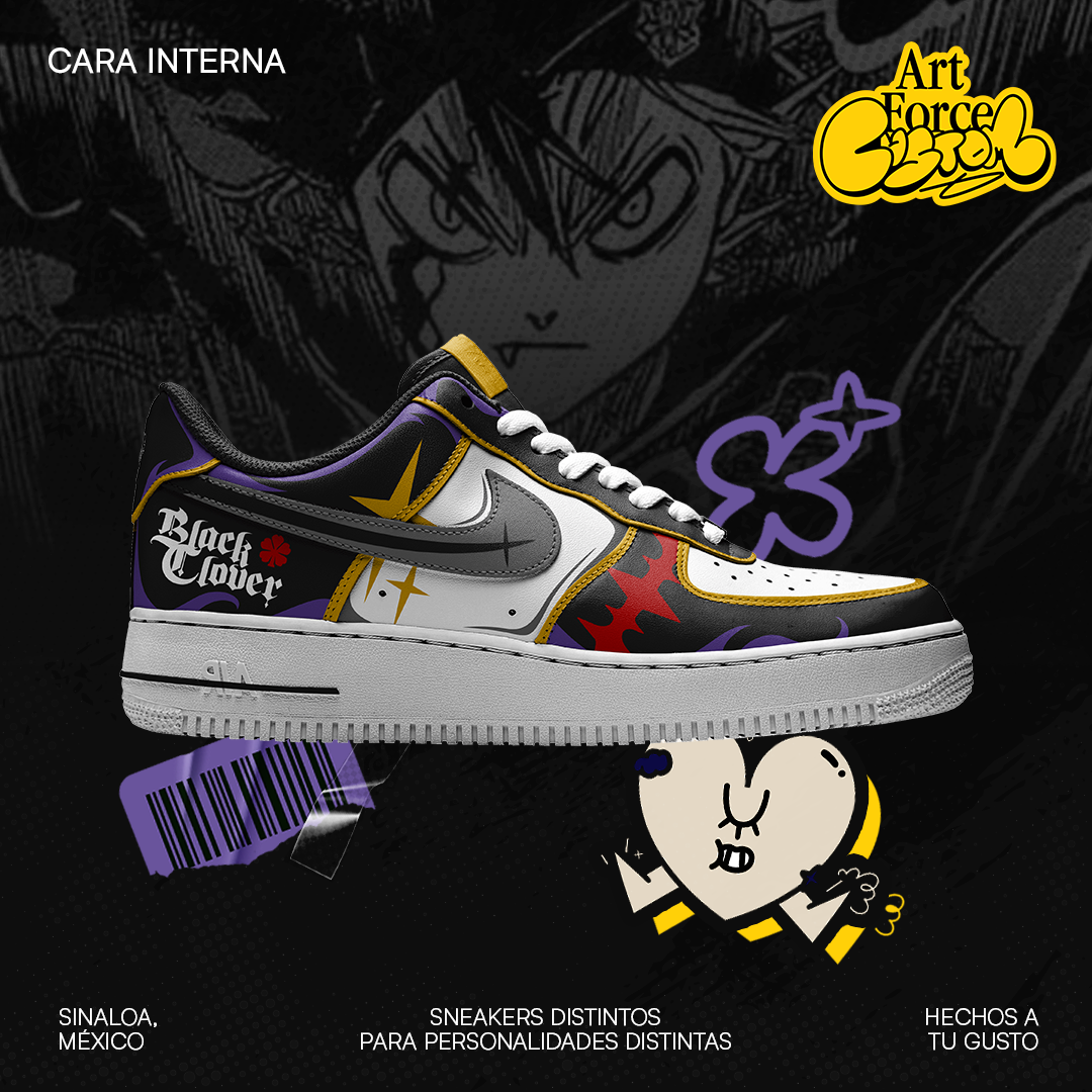 Air Force 1 x  Asta - Black Clover