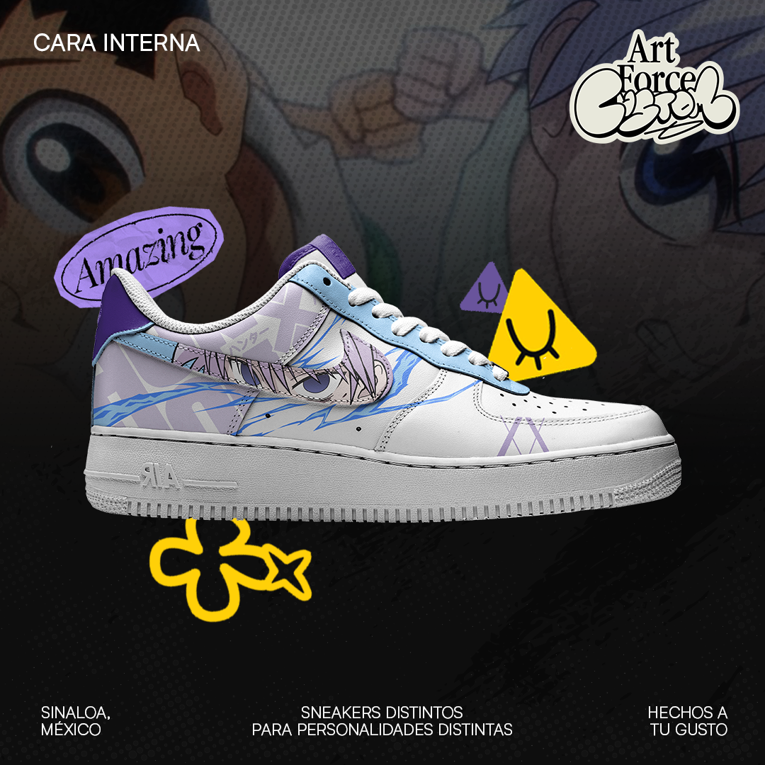 Air Force 1 x  Gon y Killua - Hunter x Hunter