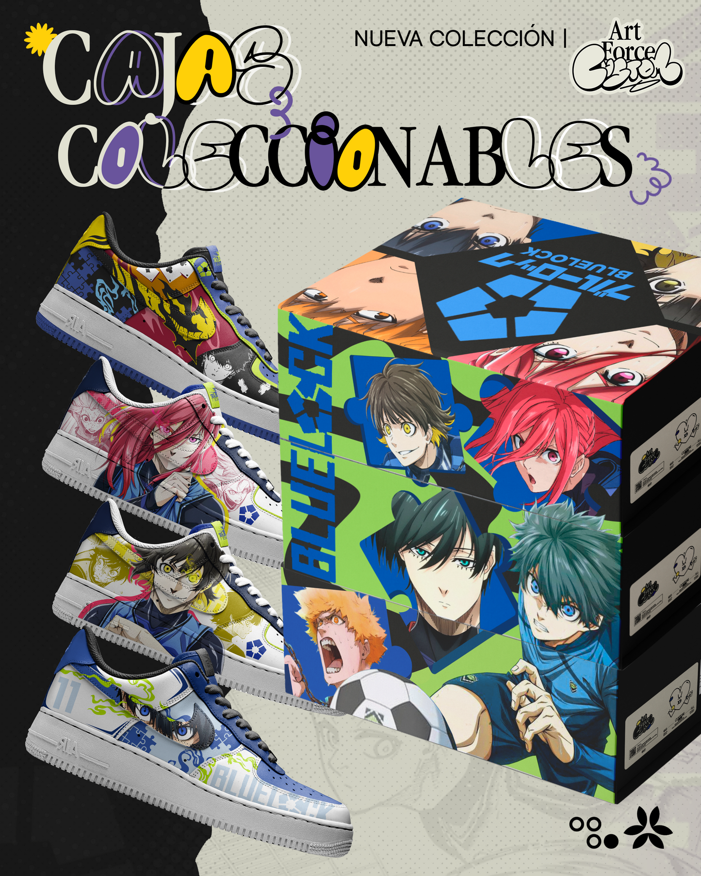 Air Force 1 x  Blue Lock Eleven