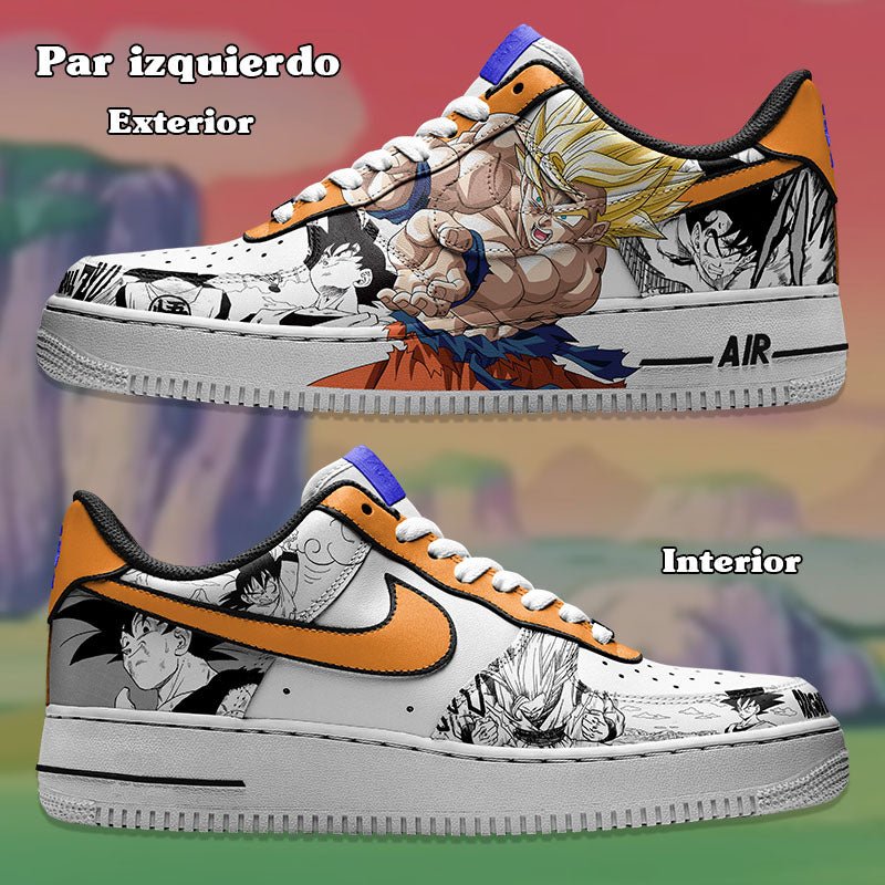 Air Force 1 x Goku & Vegeta manga - Art Force Custom